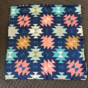 Whipin Square Scarf – Southwest Aztec Geometric Print – Multicolor Boho Style